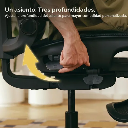 Vista 10 de SIHOO B300 Pro Ergonomic Office Chair Without Footrest, 4D Lumbar Support Negro