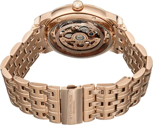 Vista 2 de Stuhrling Original 165A2.334414 Winchester Reserve Reloj automático Rosetone para hombre