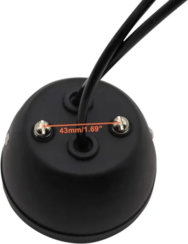 Vista 5 de 2 luces traseras LED vintage Duolamp de 12 V, indicador de parada trasera con luz de funcionamiento, intermitentes, lámpara de matrícula, lente
