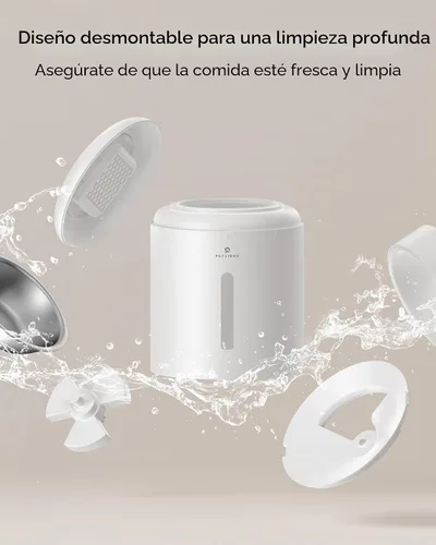 Vista 7 de PETLIBRO - Comedero automático para gatos, dispensador de comida para perros con preservación de frescura, comederos programables para mascotas