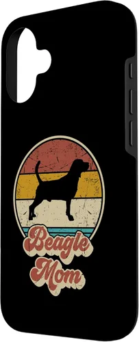 Vista 2 de Beagle Mom Dog Lover Gift For Women Vintage Beagle Mama Case for iPhone 16