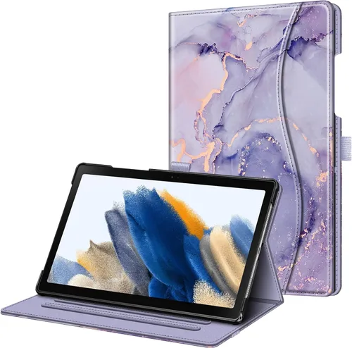 Vista 11 de Fintie Funda para Samsung Galaxy Tab A8 de 10.5 pulgadas modelo 2022 (SM-X200/X205/X207), cubierta trasera con soporte inteligente de visión Negro