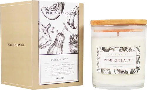 Vista 9 de Aronica Regalos de Anfitriona de Alta Gama para Mujer, Vela de Bambú y Jazmín, Velas de Soja para el Hogar Perfumado, Velas Naturales de Verano