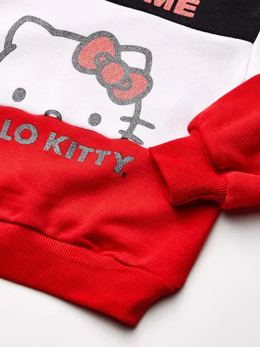 Vista 3 de Hello Kitty Conjunto de sudadera y pantalón de 2 piezas para niñas
