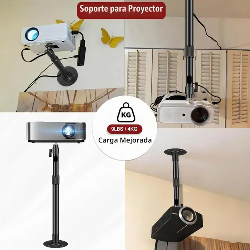 Vista 5 de 2-Be-Best Soporte para Proyector Mejorado, Soporte de Techo Extensible para Proyector, Soporte de Pared para Proyectores con Longitud Extensible