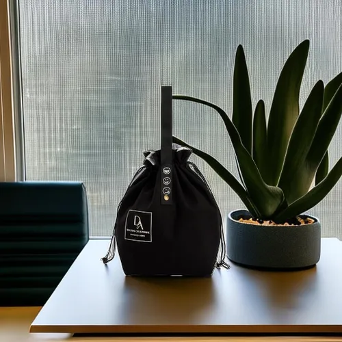Vista 3 de Bolsa de almuerzo de lona con cordón, con aislamiento, estilo bento, reutilizable y duradera para mujeres Perfecta para la oficina, la escuela