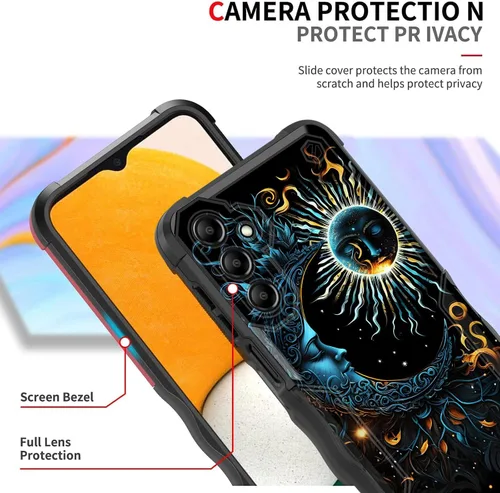 Vista 113 de Funda para Galaxy A14 5G, [Doble Capa][Protección contra Caídas de Grado Militar de 10 Pies] [Antideslizante] Funda Resistente a Prueba de Golpes