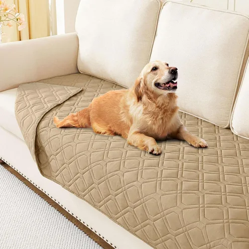 Vista 166 de hyha - Manta impermeable para cama de perro, mantas suaves para mascotas, funda impermeable para sofá para perros, fundas reversibles lavables