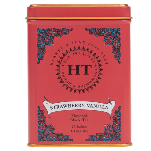 Vista 18 de Harney & Sons Té Rooibos African Autumn, HERBAL, lata de 20 sobres