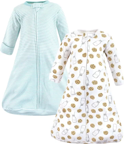 Vista 44 de Hudson Baby Saco de dormir unisex de algodón con manga larga para bebé, saco, manta
