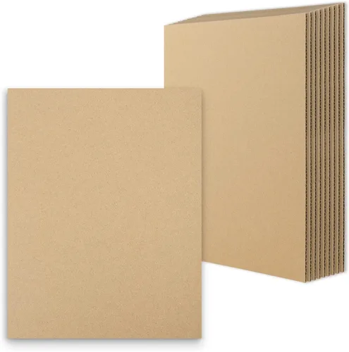 Vista 11 de Golden State Art, Paquete de 50 hojas de cartón corrugado de 5 x 7 pulgadas, almohadillas de cartón plano para embalaje, correo o manualidades