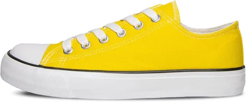 Vista 2 de SHCRTK - Tenis de mujer de caña baja con cordones, de lona, casuales, para correr, ligeros, transpirables, de corte bajo, cómodos, para caminar