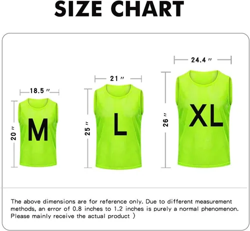 Vista 5 de Camiseta de baloncesto,Pinnies Adulto,Chalecos Scrimmage para niños Equipo de entrenamiento de fútbol Lightweigth Soccer Activity Pennies Training