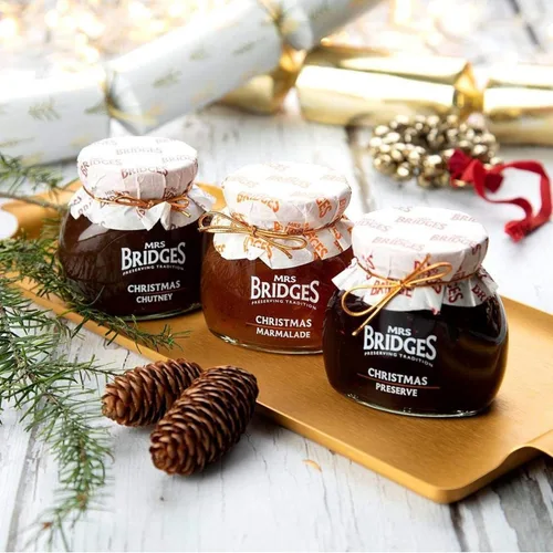 Vista 6 de Mrs Bridges Chutney de Navidad, fabricado en Escocia, tarro de 8.4 onzas (paquete de 3)