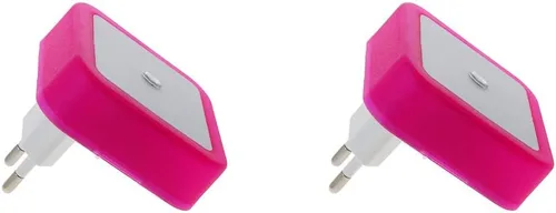 Vista 14 de Othmro 2 luces nocturnas enchufables, luz nocturna blanca enchufable, luz LED cálida de Navidad, luces de cama con sensor automático de atardecer a