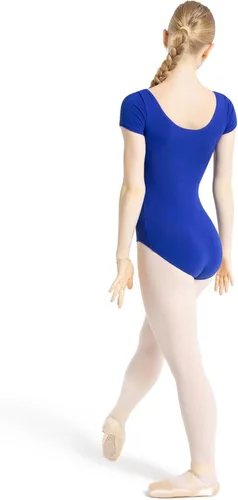 Vista 4 de Capezio malla de manga corta clásica para mujer