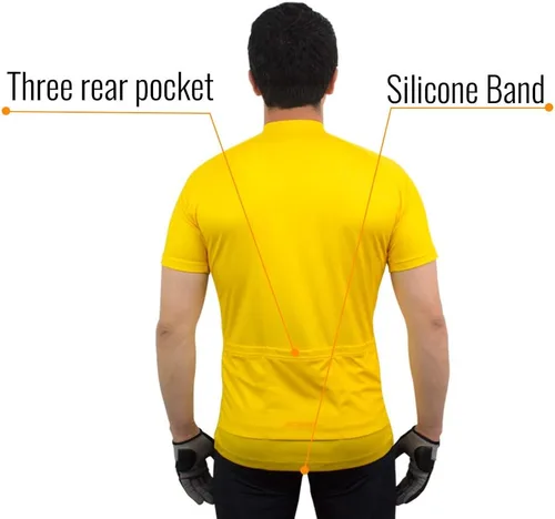 Vista 6 de Philippines Emblem - Camiseta de ciclismo de manga corta con cremallera completa para hombre