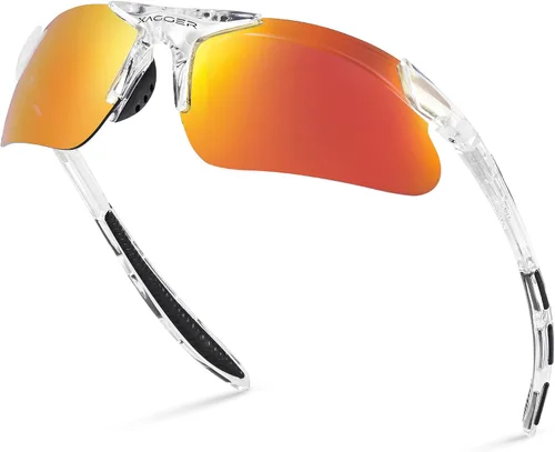 Vista 14 de Gafas de sol deportivas polarizadas para niños y niñas, gafas de béisbol y sóftbol, montura TR90