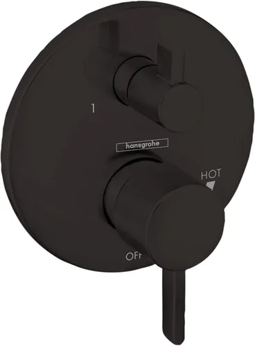Vista 4 de hansgrohe Ecostat E 15718821 - Moderna válvula de ducha con equilibrio de presión en níquel cepillado