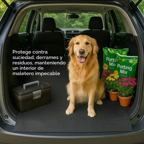 Vista 3 de Dependable Industries - Tapete antideslizante premium para maletero de automóvil, forro de carga universal cortable que protege contra la suciedad