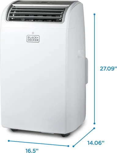 Vista 10 de Aire acondicionado Black+Decker portátil, negro, blanco, 1 unidad