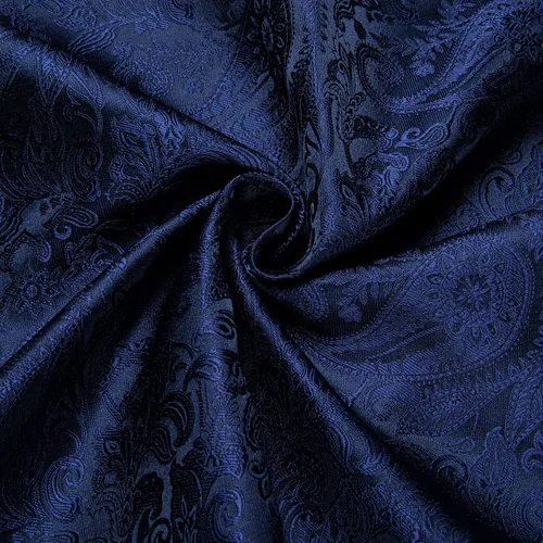 Vista 7 de DiBanGu Mens Shirt,Silk Long Sleeve Button Down Paisley Dress Shirts for Men Party Wedding