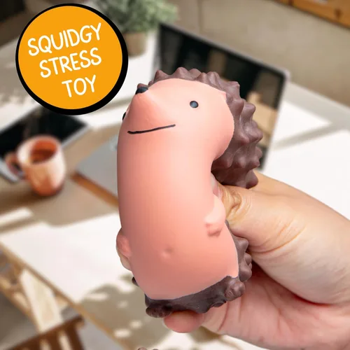 Vista 5 de Boxer Gifts Juguete Stress Hog - Pelotas de estrés únicas para adultos y adolescentes Juguetes fidget blanditos para ansiedad - Accesorios