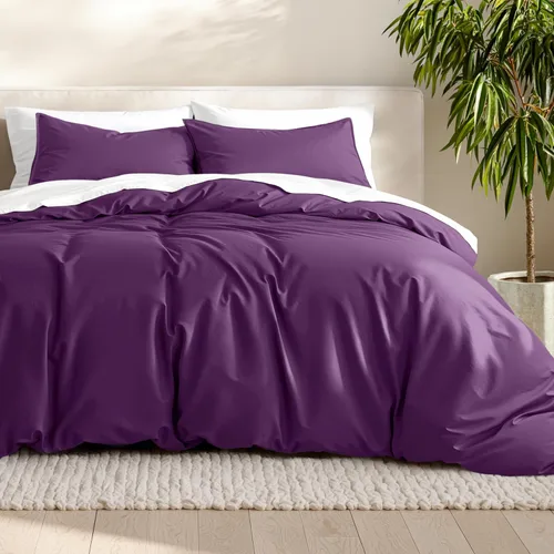 Vista 48 de Bare Home - Funda de edredón de ropa de cama extra larga - Colección premium de 1800 hilos súper suave - Funda de edredón ligera y fresca - Ropa