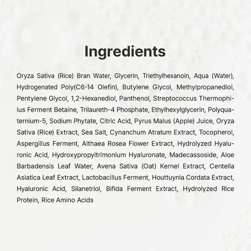 Vista 9 de Dr.Althea 345 Relief Cream Mist Bruma facial hidratante con extracto de arroz Cuidado calmante para pieles sensibles Cuidado de la piel vegano