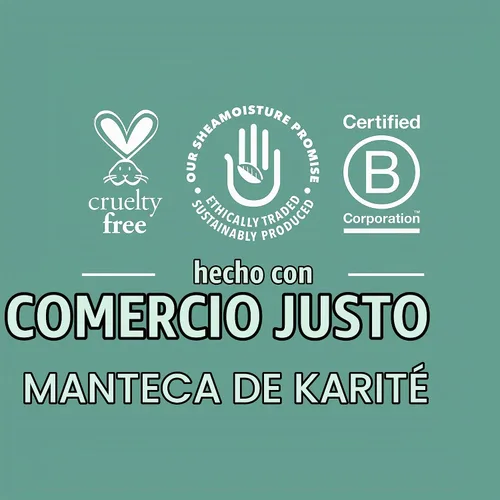 Vista 3 de SheaMoisture - Crema para el cabello con pegamento para pelucas y tejidos, árbol de té y semillas de borraja, producto para el cabello a base