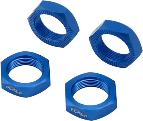 Vista 8 de FLMLF Juego de tuercas de rueda de aluminio para 1/5 escala Hpi RV Km Baja 5b RC piezas de automóvil (negro)