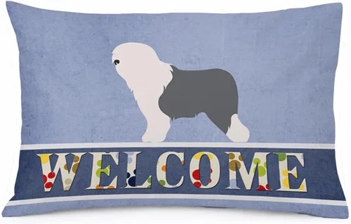 Vista 105 de Caroline's Treasures BB8334PILLOWCASE AIDI Atlas Mountain Dog - Funda de almohada estándar, color azul, ligera, súper suave, de fácil cuidado