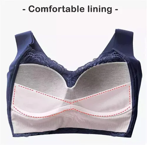 Vista 8 de Lymphvity Detoxification and Shaping & Powerful Lifting Bra Women Wireless Lace Sports Sleep Lifting Bra