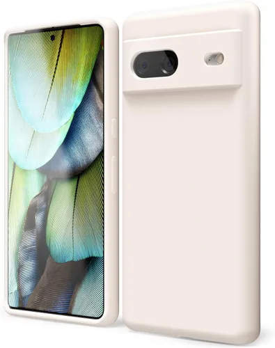 Vista 219 de oakxco para Google Pixel 6A Funda de teléfono de silicona líquida, diseño estético lindo y delgado para mujer y niña, cubierta de gel suave, lisa