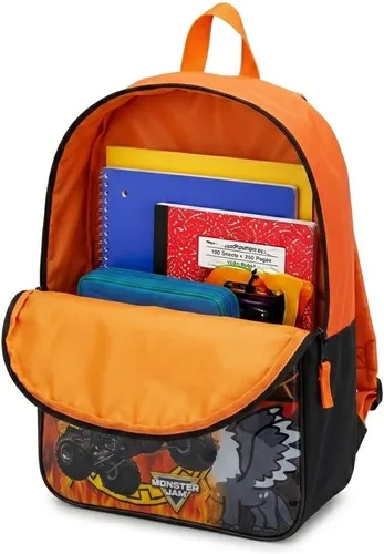 Vista 3 de Fast Forward Mochila Monster Jam - Mochila Monster Truck para niños El Toro Loco