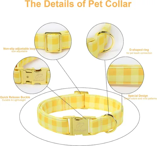 Vista 364 de Collar para perros del 4 de julio, collares patrióticos azules para cachorros y perros pequeños, ligero y ajustable 1776 collares para cachorros
