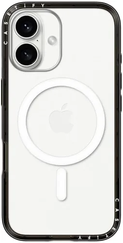 Vista 21 de CASETiFY Funda compacta para iPhone 15 [delgada y elegante/compatible con Magsafe / 4 pies 2X protección contra caídas de grado militar] - Negro