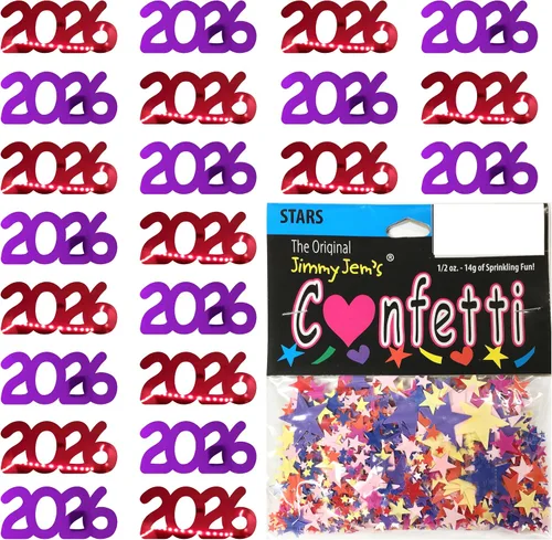 Vista 64 de Confetti Year 2023 Blue Royal, Orange Combo - 2 bolsas de media onza (1 oz)