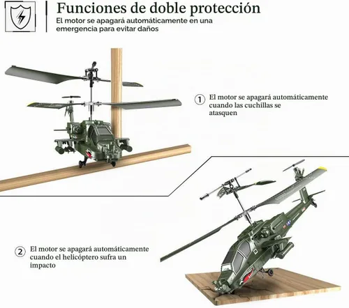 Vista 7 de Syma Helicóptero RC S109G de 3.5 canales con giroscopio vendido por TM USA