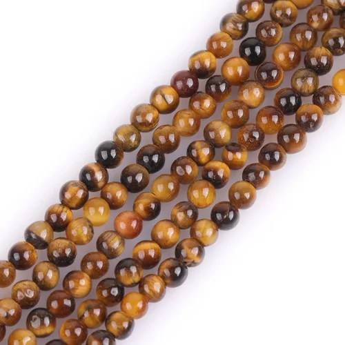 Vista 50 de GEM-Inside - 95 cuentas AA color morado oscuro de amatista de 15 pulgadas por hebra con agujero, piedras preciosas naturales y cuentas de cristal