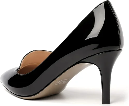 Vista 7 de ROSERWISH Zapatos de vestir de tacón alto para mujer, con puntera puntiaguda, para oficina, zapatos de vestir de 2.5 pulgadas