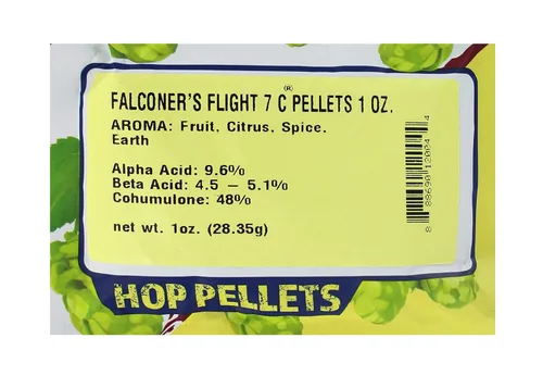 Vista 3 de Falconer's Flight 7C's Hop Pellets 3 oz.