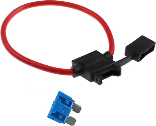 Vista 8 de ZOOKOTO Inline Fuse Holder 10A, 10 AWG Gauge Wire Car Auto Blade Fusible Box 10A Impermeable