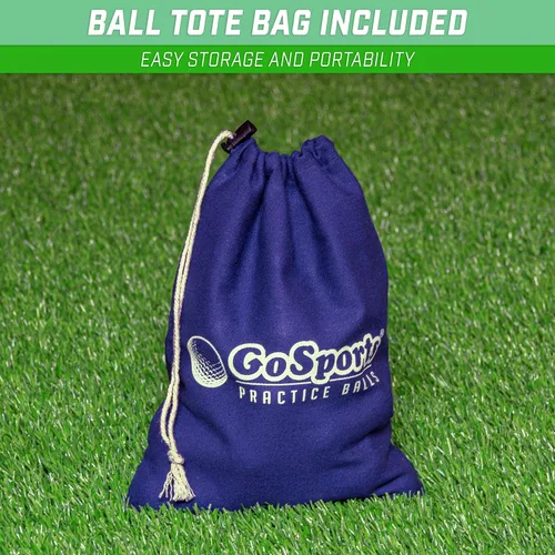 Vista 6 de GoSports - Pelotas de golf multiusos para jugar o practicar – Elige 16 o 32 paquetes con bolsa de mano