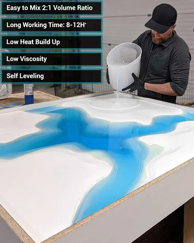 Vista 4 de Kit EcoPoxy FlowCast para reparación de pintura