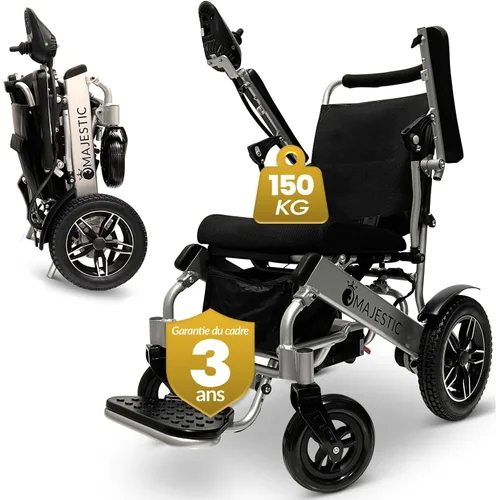 Vista 15 de Majestic IQ-8000 - Sillas de ruedas eléctricas para adultos, silla de ruedas eléctrica plegable y ligera, silla eléctrica plegable para personas