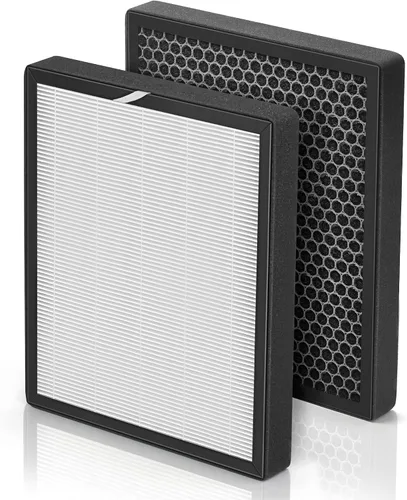 Vista 8 de [1 unidad] Juego de filtros XJ-3800 compatible con Surround Air Intelli-Pro XJ-3800 Filtro purificador de aire de repuesto para el hogar, 2 etapas
