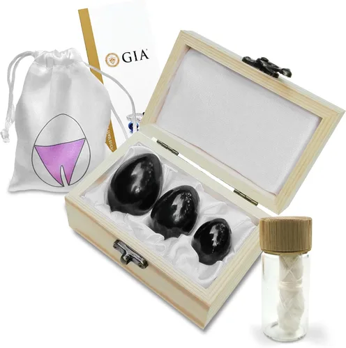 Vista 10 de Sacred Weapon Huevo Kegel de cuarzo rosa certificado GIA - Ejercitador de suelo pélvico para mujeres Soporte para menopausia, posparto y prolapso