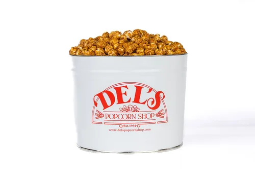 Vista 2 de Lata de regalo gourmet para palomitas de maíz - Palomitas de maíz (caramelo, 2 galones)