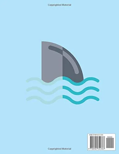 Vista 2 de Primary Composition Notebook Shark Notebook with Dotted Midline and Picture Space Grades K-2 (Shark Primary Composition Notebook )